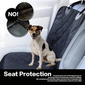 Hunde-Autositzbezug für den Vordersitz, Wasserdicht, Rutschfest, Faltbare Transportmatte für Katzen und Hunde, Sitzbezug für Autos, LKWs, SUVs